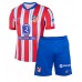 Maglia Calcio Atletico Madrid Julian Alvarez #19 Prima Divisa Bambino 2024-25 Manica Corta (+ pantaloncini)